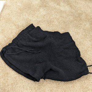 Buffbunny Loop Yarn Shorts Black